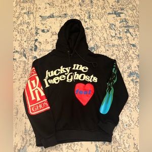 lucky me i see ghosts hoodie